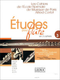 ETUDES POUR FLUTE BK 3