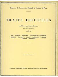 VARIOUS COMPOSERS: TRAITS DIFFICILES VOL.1 (TUBA SOLO)