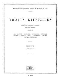 VARIOUS COMPOSERS: TRAITS DIFFICILES VOL.1 (TRUMPET SOLO) TROMPETTE
