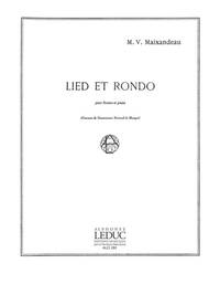 MARIE-VERA MAIXANDEAU: LIED ET RONDO (BASSOON & PIANO)
