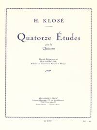 HYACINTHE-ELEONORE KLOSE : 14 ETUDES POUR LA CLARINETTE