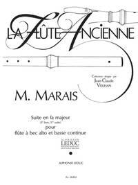MARAIS VEILHAN SUITE IN F MAJOR TREBLE RECORDER & BASSO CONTINUO BK