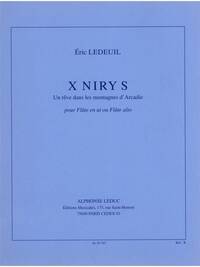 LEDEUIL ERIC X NIRY S FLUTE IN C OR ALTO FLUTE BOOK