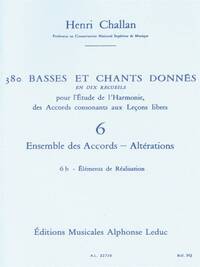 HENRI CHALLAN: 380 FIGURED BASS EXERCISES (6)