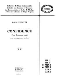 PIERRE SEGUIN: CONFIDENCE (TROMBONE & PIANO)