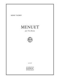 HENRI VACHEY: MENUET (BASSOONS 3)