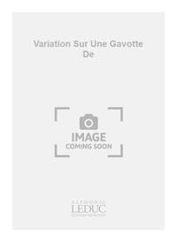 JEAN BOUVARD: VARIATIONS SUR UNE GAVOTTE DE RAMEAU (SAXOPHONES 4)