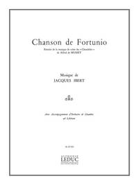 JACQUES IBERT: CHANSON DE FORTUNIO (VOICE & PIANO)