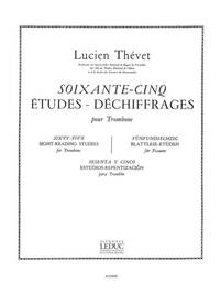 LUCIEN THEVET: 65 ETUDES DECHIFFRAGES (TROMBONE SOLO)