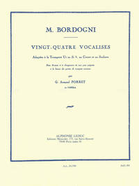 GIULIO MARCO BORDOGNI: 24 VOCALISES (TRUMPET SOLO)