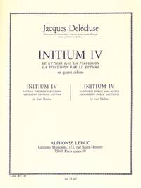 JACQUES DELECLUSE: INITIUM 4 (PERCUSSION SOLO)