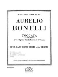 BONELLI KING TOCCATA ATHALANTA BRASS OCTET ORGAN MFB403 SCORE/PARTS