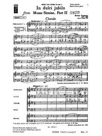 MICHAEL PRAETORIUS: IN DULCI JUBILO (CHORAL-MIXED ACCOMPANIED)
