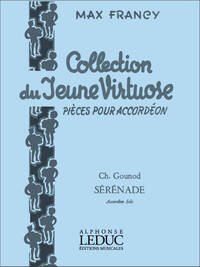 GOUNOD CHARLES FRANCY SERENADE ACCORDION SOLO BOOK