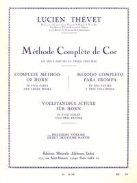 LUCIEN THEVET - METHODE COMPLETE DE COR, VOL. 2