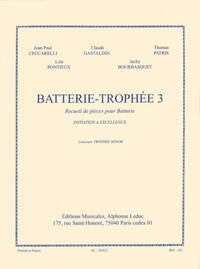 VARIOUS COMPOSERS: BATTERIE-TROPHEE 3, INITIATION A EXCELLENCE (PERCUSSION SOLO)