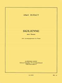 ALBERT DUHAUT: SICILIENNE (BASSOON AND PIANO)