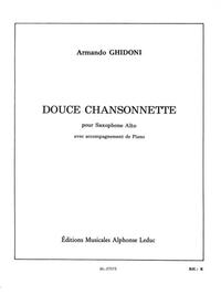 ARMANDO GHIDONI: DOUCE CHANSONNETTE (SAXOPHONE-ALTO & PIANO)