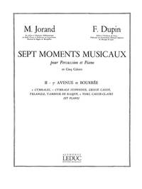 MARCEL & FRANCOIS JORAND M.& DUPIN F.: 7 MOMENTS MUSICAUX VOL.2: AVENUE & BOURREE (PERCUSSION(S) & P