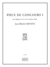 JEAN MICHEL DEFAYE: PIECE DE CONCOURS 1 (TRUMPET & PIANO) TROMPETTE