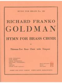 RICHARD FRANKO GOLDMAN: HYMN FOR BRASS CHOIR (ENSEMBLE-BRASS 8 OR MORE)