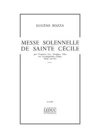 EUGENE BOZZA: MESSE SOLENNELLE DE SAINTE-CECILE (ENSEMBLE-BRASS 8 OR MORE)