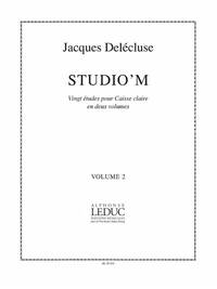JACQUES DELECLUSE: STUDIO'M VOL.2 (PERCUSSION SOLO)