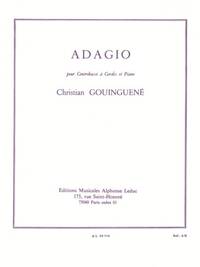 CHRISTIAN GOUINGUENE: ADAGIO FOR DOUBLE BASS AND PIANO