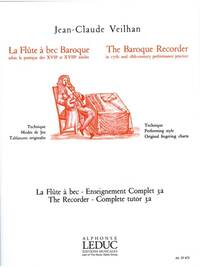JEAN-CLAUDE VEILHAN : LA FLUTE A BEC VOL.3  (LA FLUTE A BEC BAROQUE)