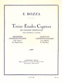 EUGENE BOZZA: 13 CAPRICCIO STUDIES (TROMBONE)