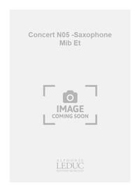 JACQUES CHARPENTIER: CONCERT NO.5 (SAXOPHONE-ALTO & PIANO)