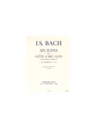 J. S. BACH: SIX SUITES FOR RECORDER (VOLUME 2), TRANSCRIBED BY JEAN-CLAUDE VEILHAN