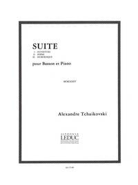 ALEXANDRE TCHAIKOVSKI: SUITE (BASSOON & PIANO)