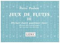 PIERRE PAUBON: JEUX DE FLUTES VOL.3 (RECORDERS 2)