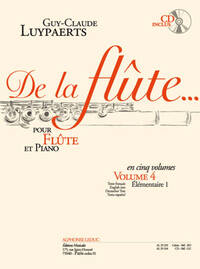 GUY-CLAUDE LUYPAERTS: DE LA FLUTE VOL.4 (FLUTE & PIANO)