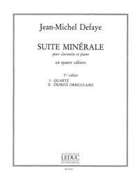 JEAN MICHEL DEFAYE: SUITE MINERALE VOL.1 (CLARINET & PIANO)
