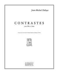 JEAN MICHEL DEFAYE: CONTRASTES (FLUTE & PIANO)