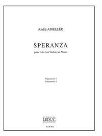 ANDRE AMELLER: SPERANZA (VIOLA & PIANO)