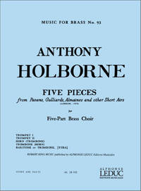 ANTHONY HOLBORNE: 5 PIECES (QUINTET-BRASS)