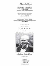MARCEL MOYSE: 12 ETUDES DE BOEHM (FLUTE SOLO)