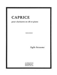 EGILS STRAUME: CAPRICE (CLARINET & PIANO)