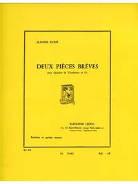 JEANINE RUEFF: 2 PIECES BREVES (TROMBONES 4)