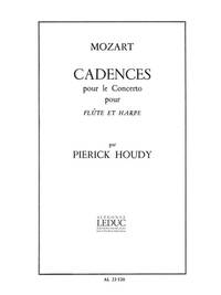 WOLFGANG AMADEUS MOZART: CADENZAS BY P.HOUDY FOR CONCERTO FOR FLUTE & HARP (FLUTE & HARP)