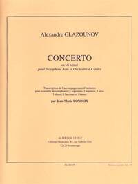ALEXANDRE GLAZOUNOV: CONCERTO OP.109 IN E FLAT MAJOR (SAXOPHONE ENSEMBLE (5 OR MORE))