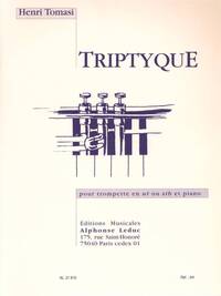 HENRI TOMASI: TRYPTIQUE (TRUMPET AND PIANO) TROMPETTE