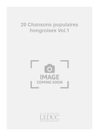 E. SZONYI: 20 CHANSONS POPULAIRES HONGROISES VOL.1 (RECORDER & GUITAR)