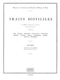 VARIOUS COMPOSERS: TRAITS DIFFICILES (OBOE SOLO)