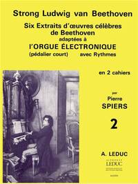 BEETHOVEN LUDWIG VAN VOLUME 2 (SPIERS) ELECTRIC ORGAN BOOK
