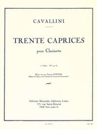 ERNESTO CAVALLINI: 30 CAPRICES FOR CLARINET (2)