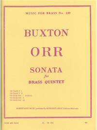 BUXTON ORR: SONATA (QUINTET-BRASS)
